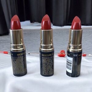 🆕3pcs Max Factor Moisture Rich Lipstick